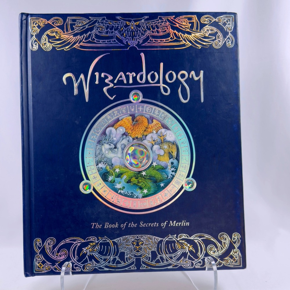 Wizardology Book The Book of the Secrets of Merlin Hardcover Illustrated